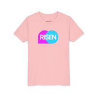 "Risen" Easter Resurrection T Shirt - Youth Short Sleeve - Unisex Sizes YS-YXL