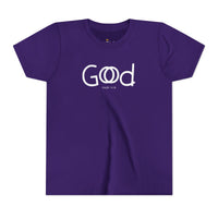 "God is Good" T Shirt - Youth Short Sleeve - Unisex Sizes YS-YXL