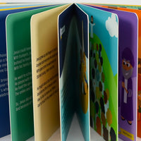 The Story of Jesus - 32 Page Full Color Rhyming Illustrated Board Book about Jesus. Full color, thick pages.