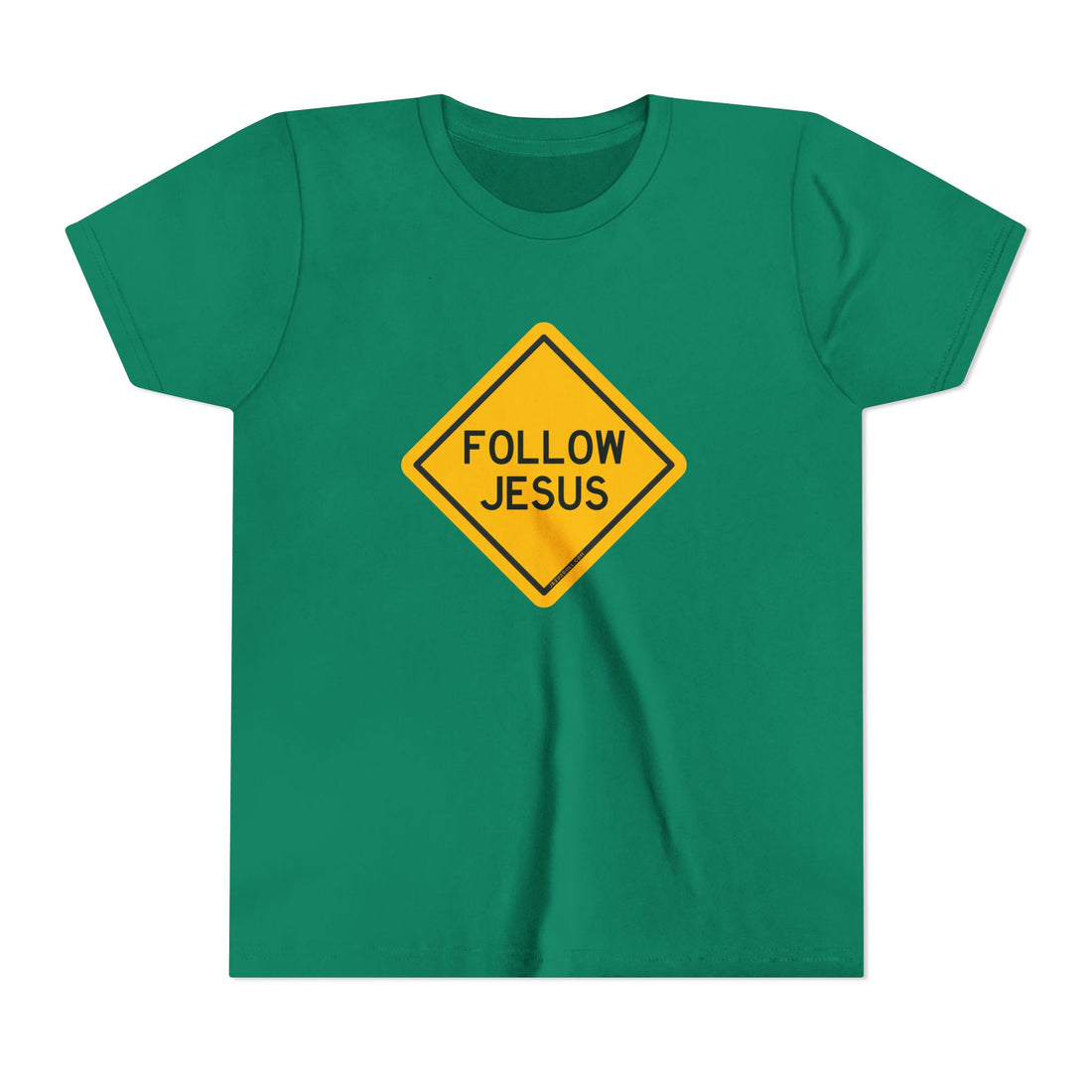 "Follow Jesus" Street Sign Shirt - Youth T-Shirt - Sizes Youth S-XL