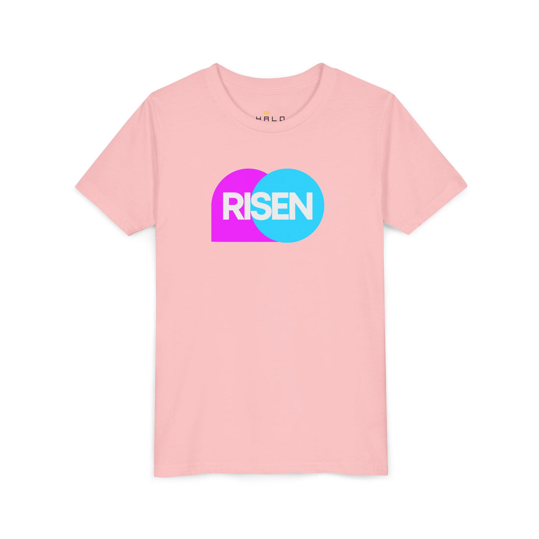 "Risen" Easter Resurrection T Shirt - Youth Short Sleeve - Unisex Sizes YS-YXL