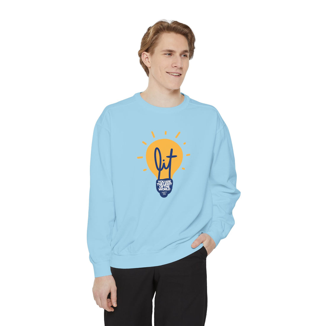 Idea Lightbulb Sweatshirt — "Out" Inspirational Graphic Crewneck