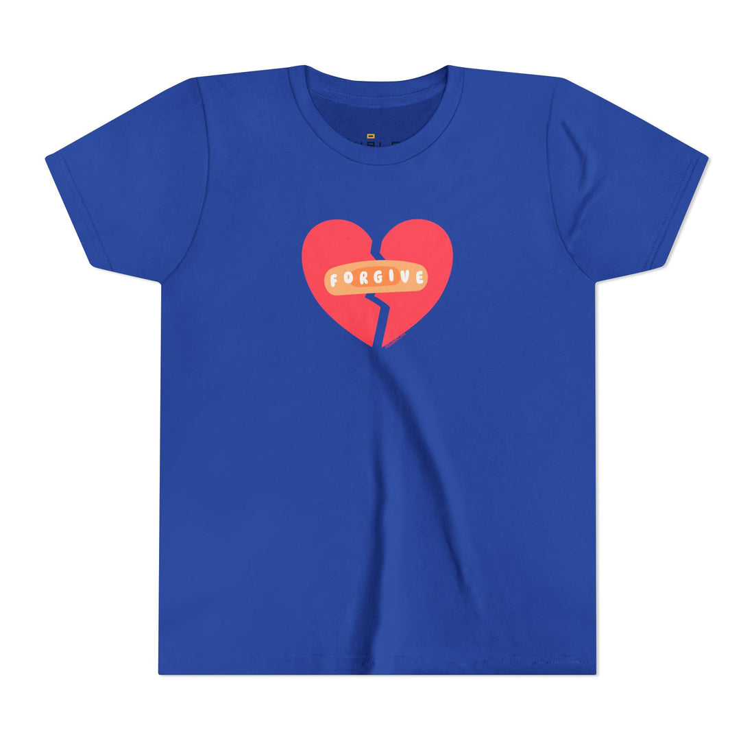 "Forgive" Heals Broken Hearts T Shirt - Youth Short Sleeve - Unisex Sizes YS-YXL