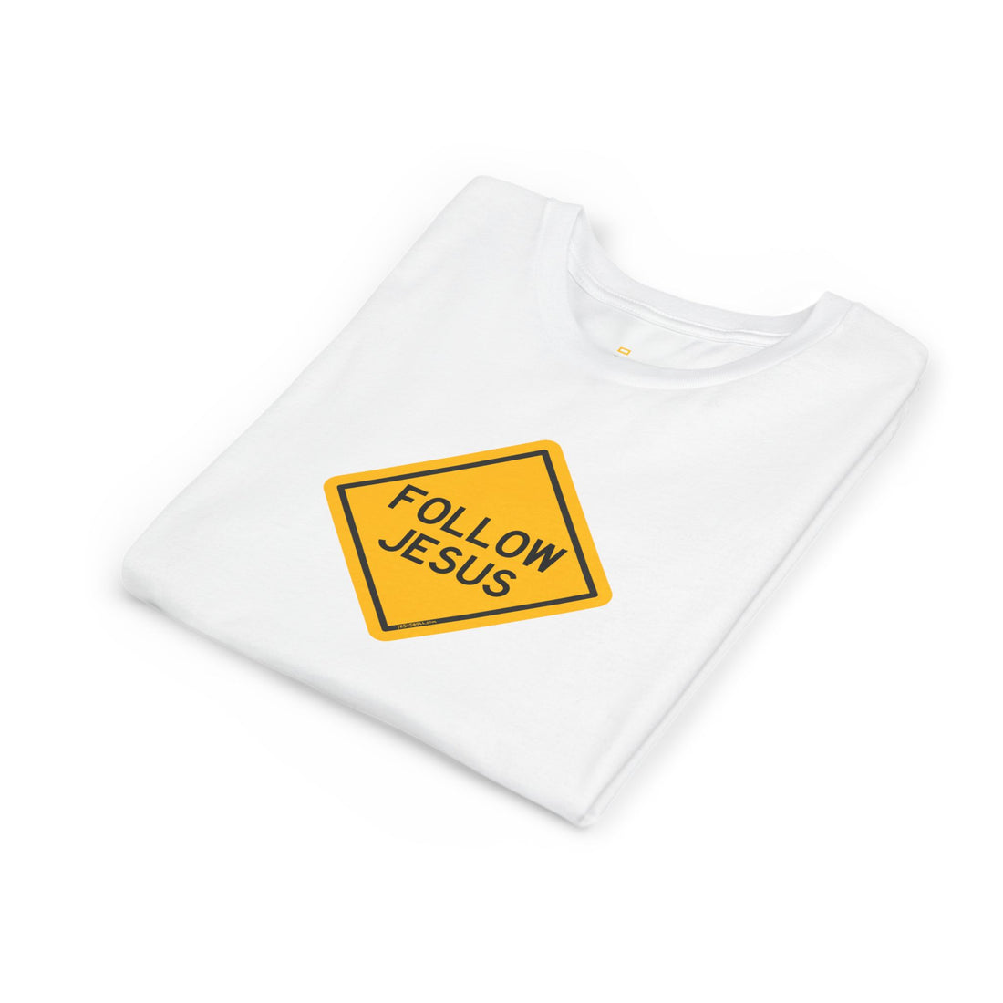 "Follow Jesus" Street Sign T Shirt - Youth Short Sleeve - Unisex Sizes YS-YXL