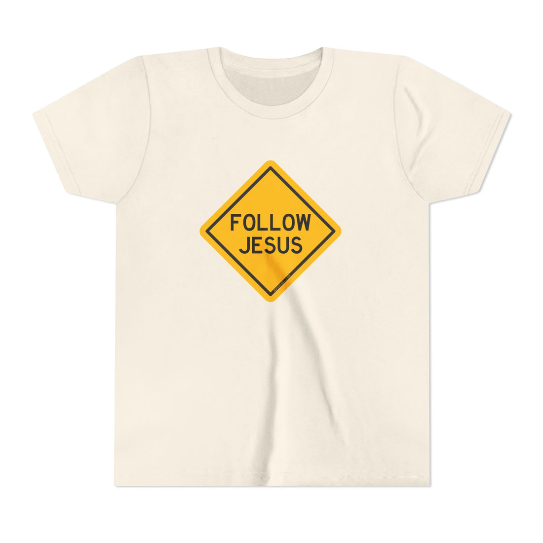 "Follow Jesus" Street Sign Shirt - Youth T-Shirt - Sizes Youth S-XL