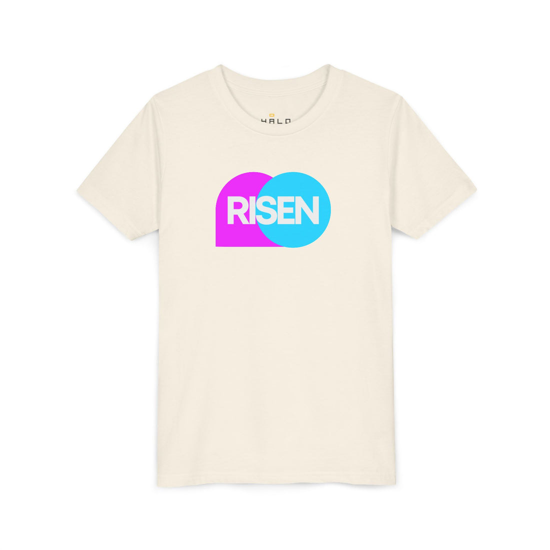 "Risen" Easter Resurrection T Shirt - Youth Short Sleeve - Unisex Sizes YS-YXL