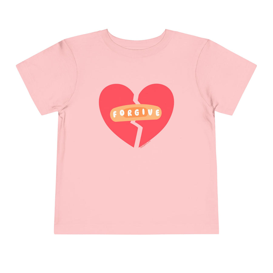 "Forgive" Heals Broken Hearts - Toddler T-Shirt - Sizes 2T -5T