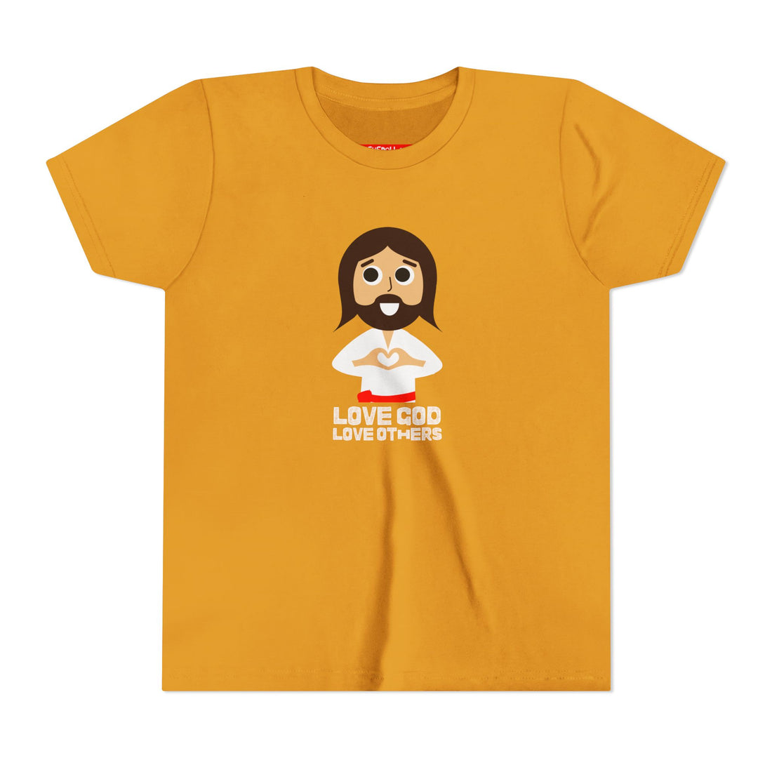 "Love God Love Others" Jesus Heart Shirt -  Youth T-Shirt - Sizes Youth S-XL