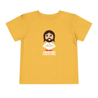 "Love God Love Others" Jesus Heart Shirt - Toddler T-Shirt -  Sizes 2T-5T