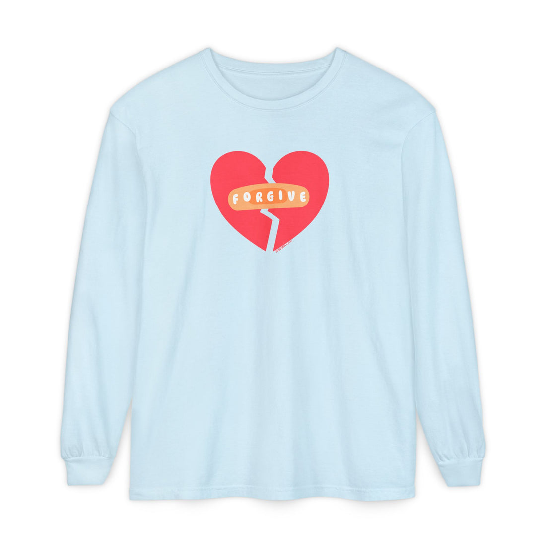 "Forgive" Heals Broken Hearts T Shirt - Adult Long Sleeve - Unisex Sizes S-3XL