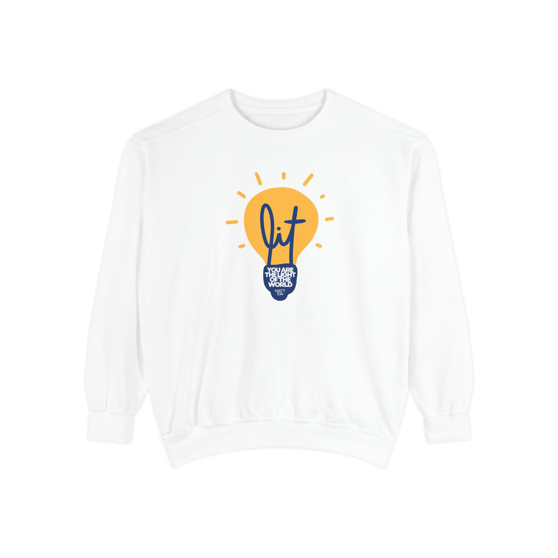 Idea Lightbulb Sweatshirt — "Out" Inspirational Graphic Crewneck