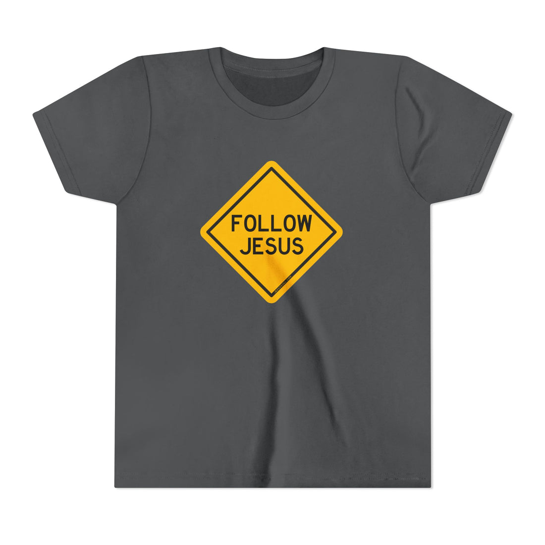 "Follow Jesus" Street Sign Shirt - Youth T-Shirt - Sizes Youth S-XL