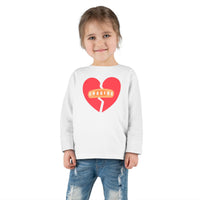 "Forgive" Heals Broken Hearts - Long Sleeve - Toddler T-Shirt -  Sizes 2T-5T