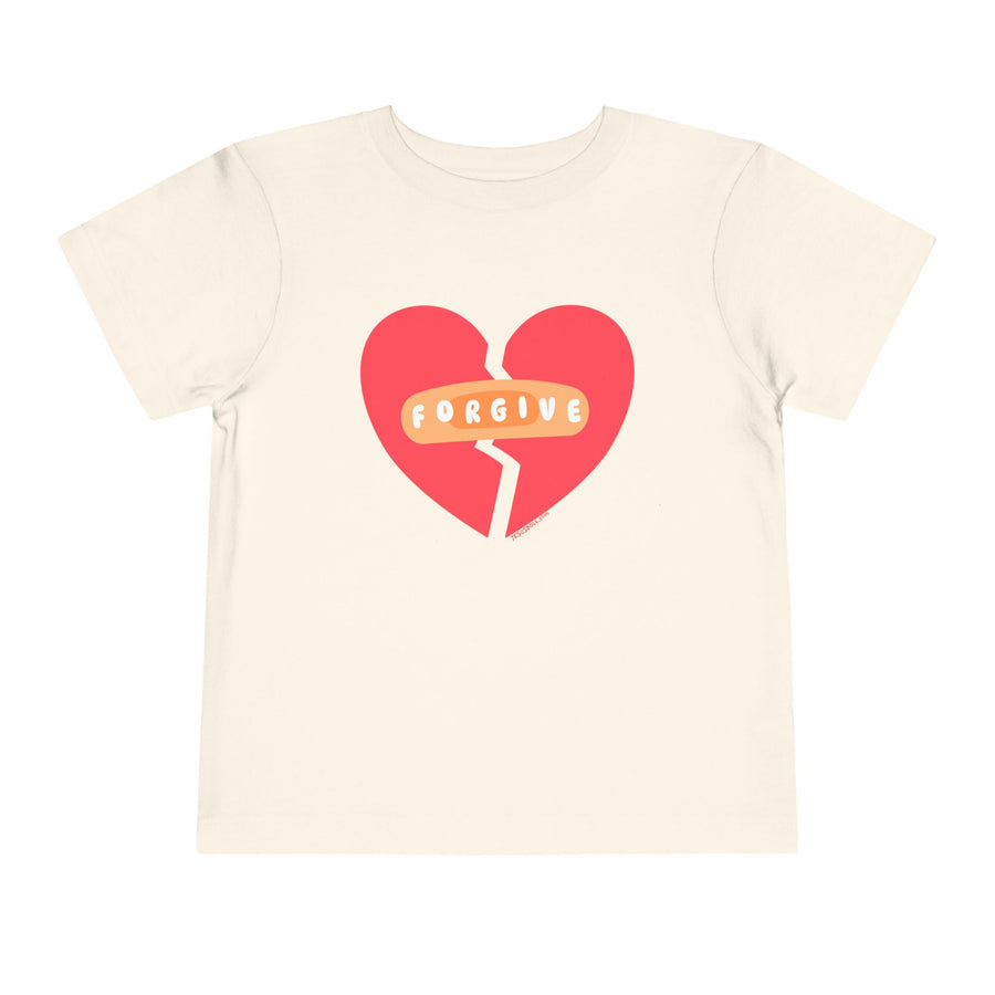"Forgive" Heals Broken Hearts - Toddler T-Shirt - Sizes 2T -5T