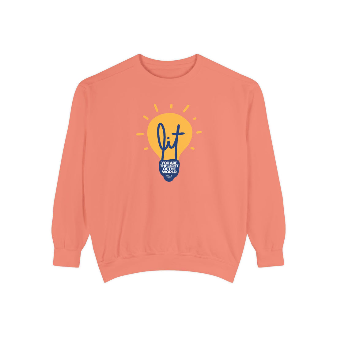 Idea Lightbulb Sweatshirt — "Out" Inspirational Graphic Crewneck