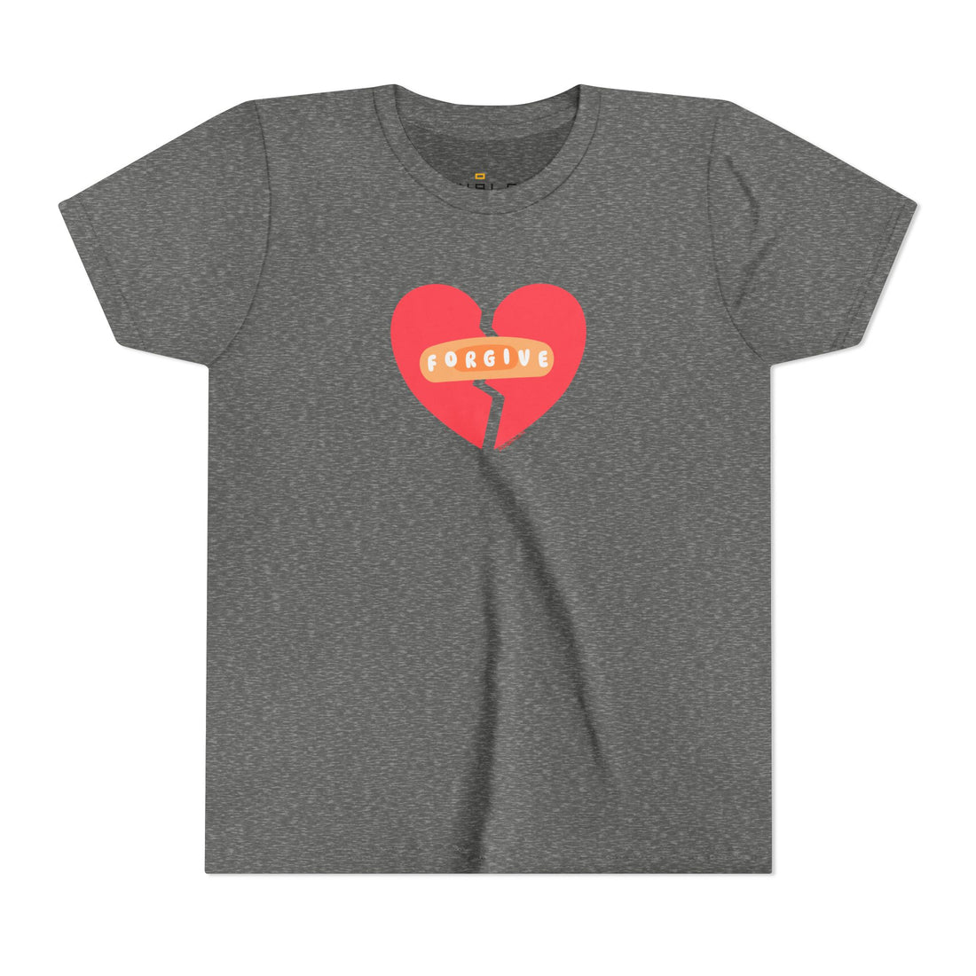 "Forgive" Heals Broken Hearts T Shirt - Youth Short Sleeve - Unisex Sizes YS-YXL