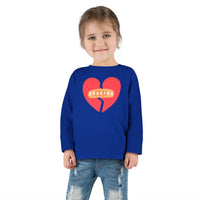 "Forgive" Heals Broken Hearts - Long Sleeve - Toddler T-Shirt -  Sizes 2T-5T