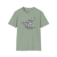 'Blessed Are the Peacemakers' Jesus Quote in Dove Shirt - Unisex Adult Tee Shirt - Sizes XS-5XL