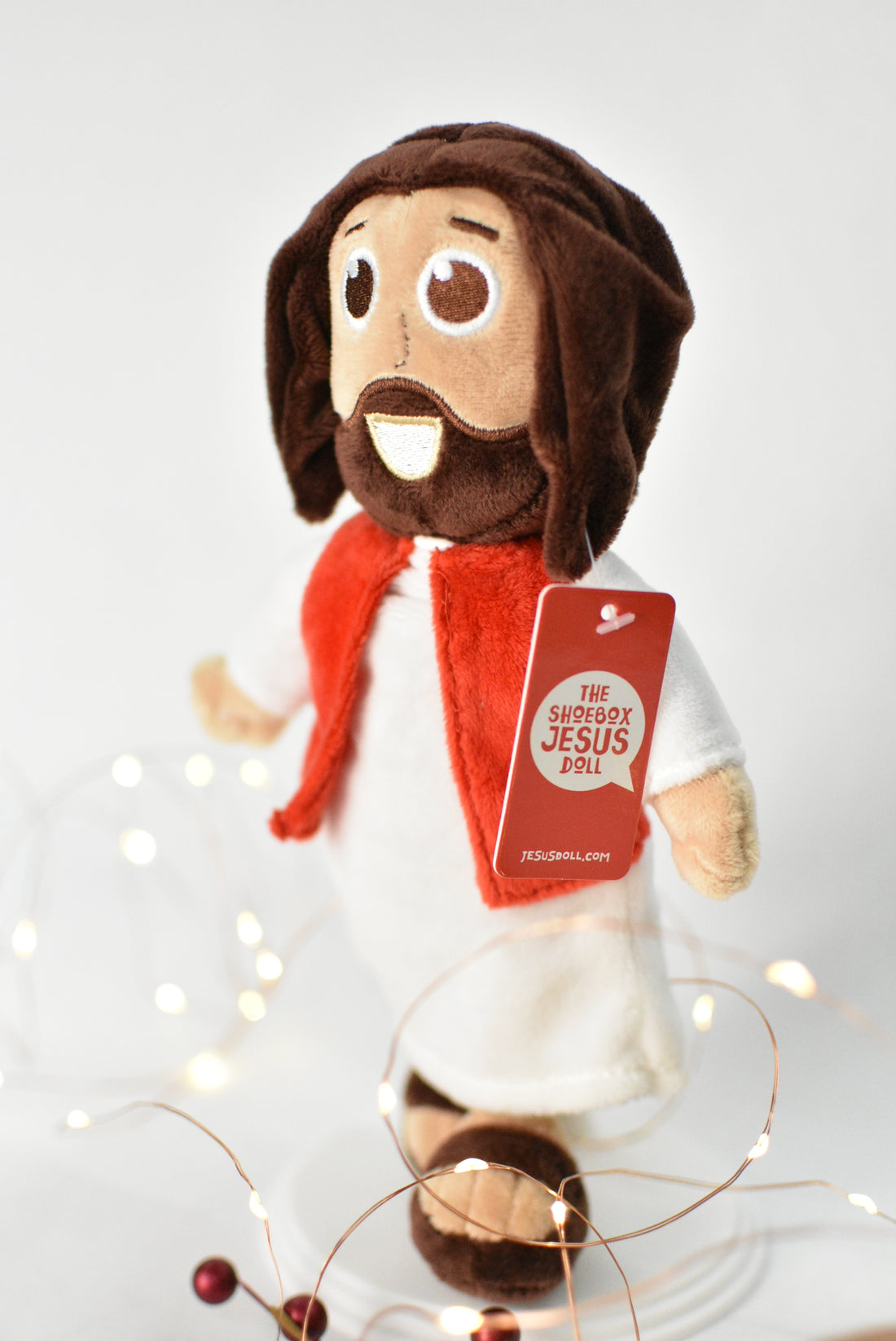 The Stocking Stuffer Jesus Doll is a beautiful 9" plush that is a great stocking stuffer.