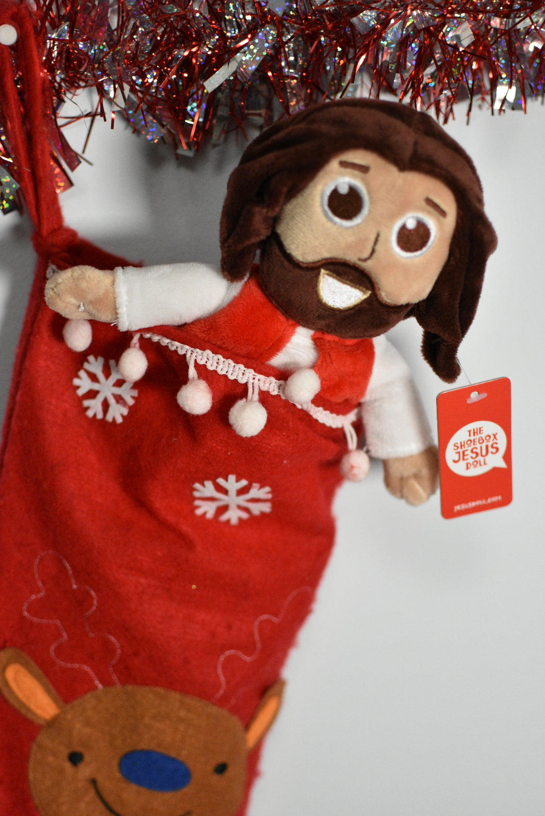 This 9" plush Jesus makes a perfect Stocking Stuffer.