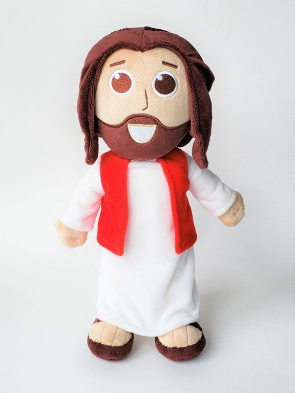 The Talking Jesus Doll - The Plush Jesus Doll that speaks 10 Bible Verses.  A boys and girls gift idea for Easter, Baptisms, Birthdays and Christmas. 